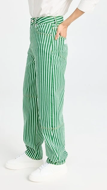 GANNI Stripe Denim Stary Jeans 5 GANNI Stripe Denim Stary Jeans - Image 3