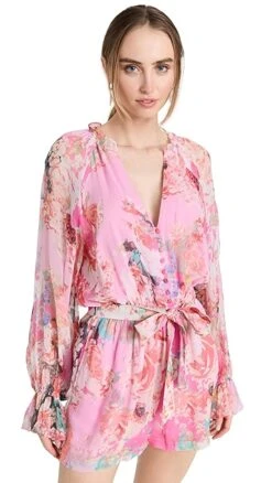 Hemant And Nandita Sage Romper -Denim Diva Shop heman302991a561 1676991625144 2 1. UX357 QL90