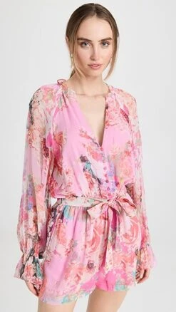 Hemant And Nandita Sage Romper -Denim Diva Shop heman302991a561 1676991625820 2 0. UX357 QL90