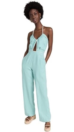 HEVRON Cecily Jumpsuit -Denim Diva Shop hevrn300151f82e 1676651068718 2 0. UX357 QL90