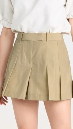 Helmut Lang Pleated Mini Skort