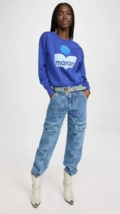 Isabel Marant Etoile Isabel Marant Étoile Vayoneo Pants -Denim Diva Shop imara306751af57 1672431771051 2 0. UX357 QL90