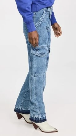Isabel Marant Etoile Isabel Marant Étoile Vayoneo Pants -Denim Diva Shop imara306751af57 1672431771058 2 0. UX357 QL90