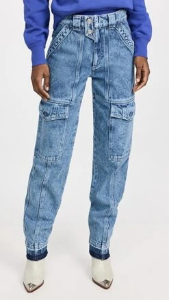 Isabel Marant Etoile Isabel Marant Étoile Vayoneo Pants -Denim Diva Shop imara306751af57 1672431772497 2 0. UX357 QL90