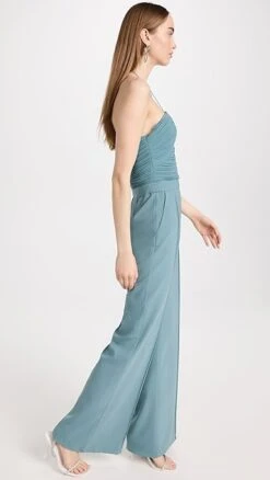 SIMKHAI Gala Plisse Cutout Jumpsuit -Denim Diva Shop jondb3110271874 1675871410006 2 0. UX357 QL90