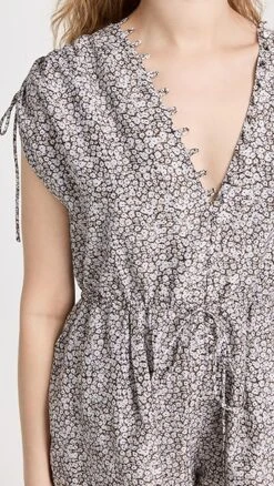 Joslin Mary Lin Silk Cotton Romper -Denim Diva Shop josli3002313026 1673446633203 2 0. UX357 QL90