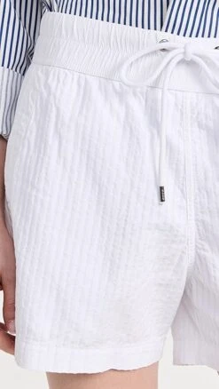 James Perse Self Stripe Cotton Shorts -Denim Diva Shop jpers411611c925 1682436434436 2 0. UX357 QL90
