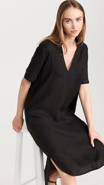 James Perse Open Henley Shirt Dress 6 James Perse Open Henley Shirt Dress - Image 4