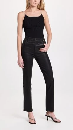 Jonathan Simkhai STANDARD Amelia High Rise Straight Taper Jeans