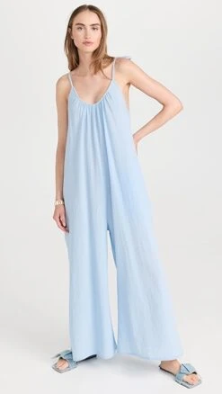 Suzie Kondi Besa Tie Shoulder Jumpsuit