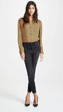 L'AGENCE Margot Jeans -Denim Diva Shop lgenc3085410936 q4 2 0. UX357 QL90