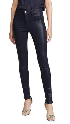 L'AGENCE Marguerite High Rise Coated Skinny Jeans -Denim Diva Shop lgenc3125766829 q6 2 0. UX357 QL90