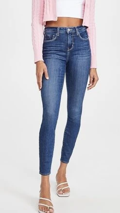 L'AGENCE Marguerite High Rise Skinny Jeans