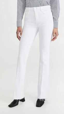 L'AGENCE Ruth Straight Raw Hem Jeans