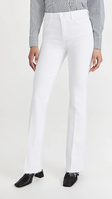 L'AGENCE Ruth Straight Raw Hem Jeans 3 L'AGENCE Ruth Straight Raw Hem Jeans