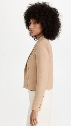 L'AGENCE Inez Cropped Blazer -Denim Diva Shop lgenc3158510943 1654878495360 2 0. UX357 QL90