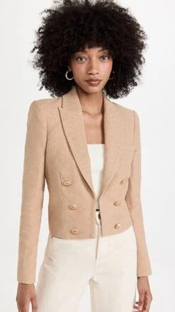 L'AGENCE Inez Cropped Blazer