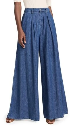 L'AGENCE Lorenza Palazzo Pants -Denim Diva Shop lgenc31724206ed 1683579043563 2 1. UX357 QL90