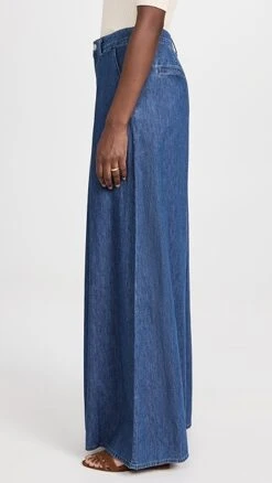 L'AGENCE Lorenza Palazzo Pants -Denim Diva Shop lgenc31724206ed 1683579044786 2 0. UX357 QL90