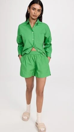 LMND Elastic Waist Shorts -Denim Diva Shop lmndd3000114556 1672949716159 2 0. UX357 QL90