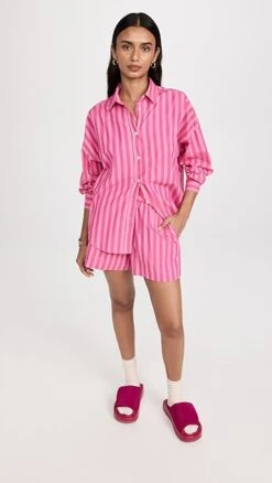 LMND Chiara Stripe Shorts -Denim Diva Shop lmndd300051f05a 1672950959494 2 0. UX357 QL90