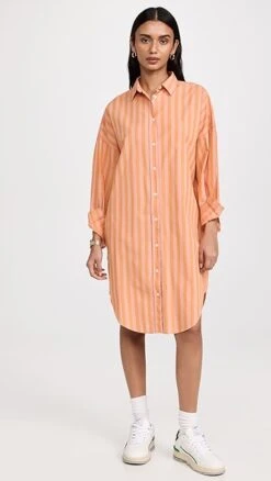 LMND Long Sleeve Mid Length Dress