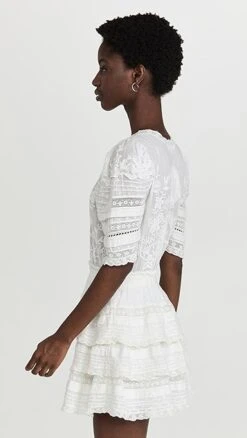 LoveShackFancy Quincy Dress -Denim Diva Shop lshac30949102ca 1635350099072 2 0. UX357 QL90