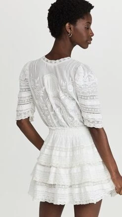 LoveShackFancy Quincy Dress -Denim Diva Shop lshac30949102ca 1635350099192 2 0. UX357 QL90