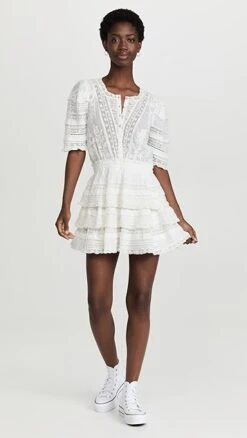 LoveShackFancy Quincy Dress -Denim Diva Shop lshac30949102ca 1635350100011 2 0. UX357 QL90