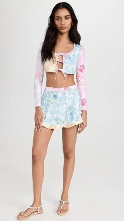 LoveShackFancy Chyanne Skirt -Denim Diva Shop lshac311491f805 1679669276286 2 0. UX357 QL90