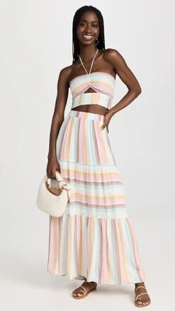 L*Space Bondi Stripe Skirt -Denim Diva Shop lspce4141188320 1681335169769 2 0. UX357 QL90