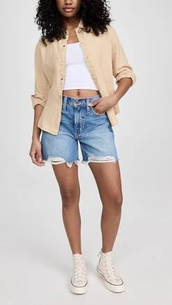 Madewell Mid Length Relaxed Shorts -Denim Diva Shop madew460591f4b6 1674745656308 2 0. UX357 QL90