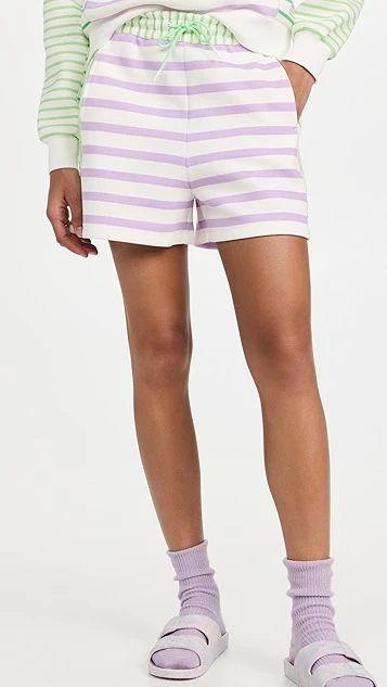 Scotch & Soda Mixed Printed Stripe Sweat Shorts 3 Scotch & Soda Mixed Printed Stripe Sweat Shorts
