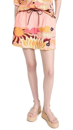 Scotch & Soda Mid Rise Printed Shorts -Denim Diva Shop maisn213181f22d 1678405961962 2 0. UX357 QL90