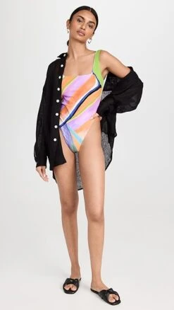 MARA HOFFMAN Idalia One Piece -Denim Diva Shop marah42030102d3 1680270573178 2 0. UX357 QL90