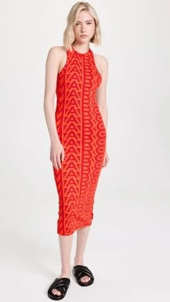 Marc Jacobs Monogram Racer Rib Dress -Denim Diva Shop mjadb338881fc19 1683317009879 2 0. UX357 QL90