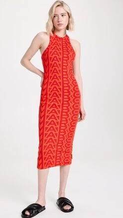 Marc Jacobs Monogram Racer Rib Dress -Denim Diva Shop mjadb338881fc19 1683317010124 2 0. UX357 QL90