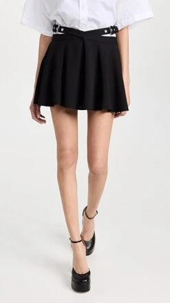 Monse Crisscross Waistband Skirt -Denim Diva Shop mnsee304401cd2d 1680620064014 2 0. UX357 QL90