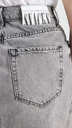 MOTHER High Waisted Wedge Micro Skirt -Denim Diva Shop mothr217211f447 1677094469916 2 0. UX357 QL90