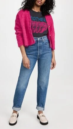 MOTHER The Tune Up Hover Cuff Jean -Denim Diva Shop mothr217411f45c 1674589264101 2 0. UX357 QL90