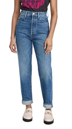 MOTHER The Tune Up Hover Cuff Jean -Denim Diva Shop mothr217411f45c 1674590923586 2 0. UX357 QL90