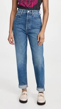 MOTHER The Tune Up Hover Cuff Jean