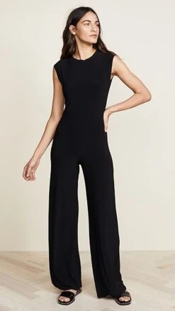 Norma Kamali Kamali Kulture Sleeveless Jumpsuit