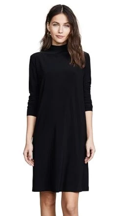 Norma Kamali Kamali Kulture Turtleneck Dress -Denim Diva Shop nkama3052312867 q6 2 1. UX357 QL90