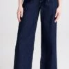 PAIGE Harper Jeans With Flutter Waistband + Self Belt