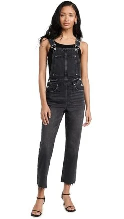 PAIGE Noella Overall W/ Raw Hem -Denim Diva Shop pdeni416081f64e 1677525567232 2 0. UX357 QL90