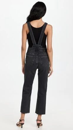 PAIGE Noella Overall W/ Raw Hem -Denim Diva Shop pdeni416081f64e 1677525567327 2 0. UX357 QL90