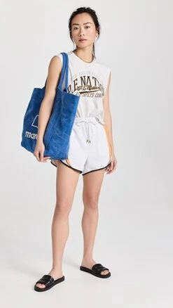 P.E NATION A-Frame Shorts -Denim Diva Shop penat304431f276 1675893940375 2 0. UX357 QL90