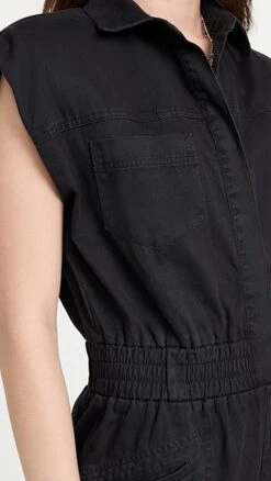 Pistola Denim Rosie Shoulder Padded Jumpsuit -Denim Diva Shop pisto3012513525 1648230476154 2 0. UX357 QL90