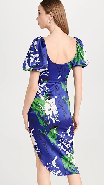 Prabal Gurung Cowl Neck Side Ruched Dress 4 Prabal Gurung Cowl Neck Side Ruched Dress - Image 2